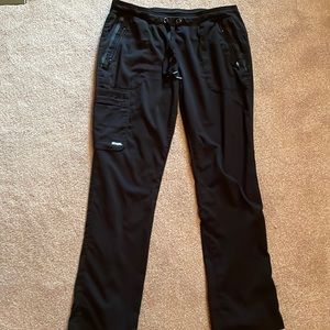 Grey’s anatomy by barco impact size L large black Scrub pants / bottoms
